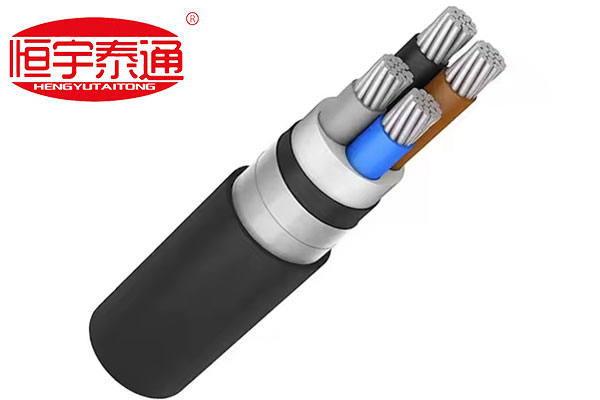 Apa 4-inti Armored Aluminium Kabel Power Grids