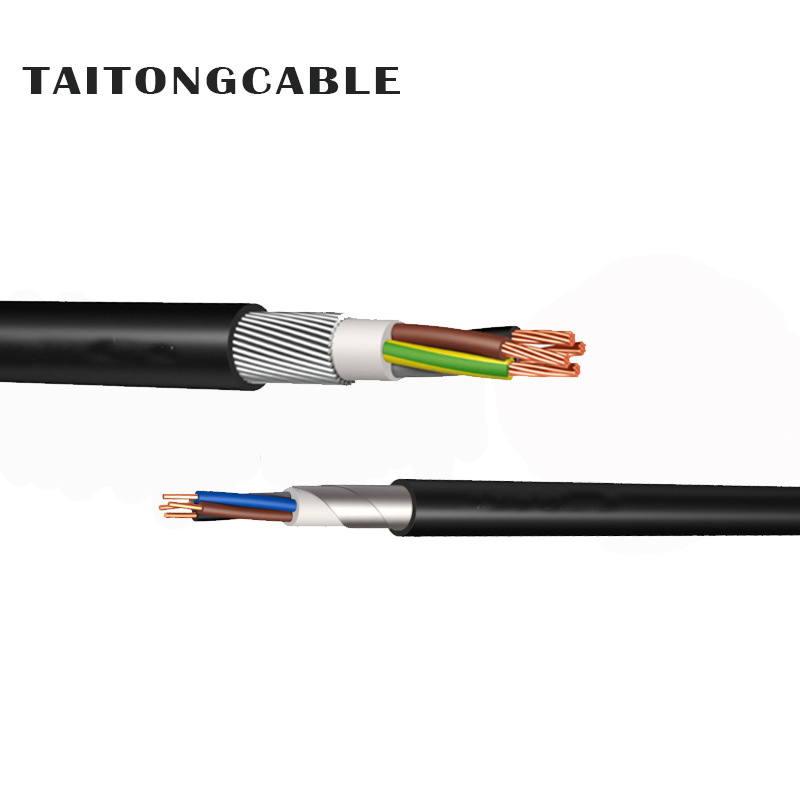 Custom Low Voltage Armored Copper Conductor XLPE Insulated PE Sheathed Power Kabel