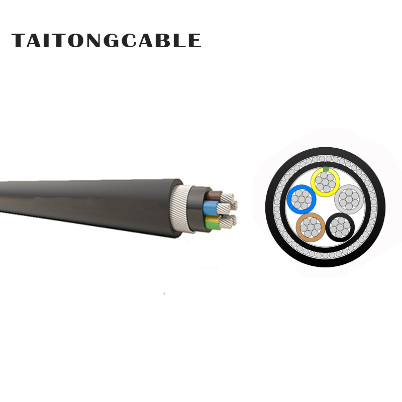 Low-Voltage 2-5-Core SWA Armored Aluminium Conductor XLPE Insulated PVC Sheathed Power Cables