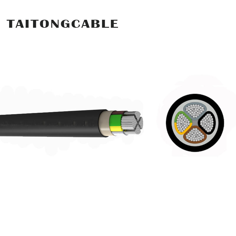 Low Voltage 2-5Core PVC Insulated PVC Sheathed Aluminium Conductor Power Kabel