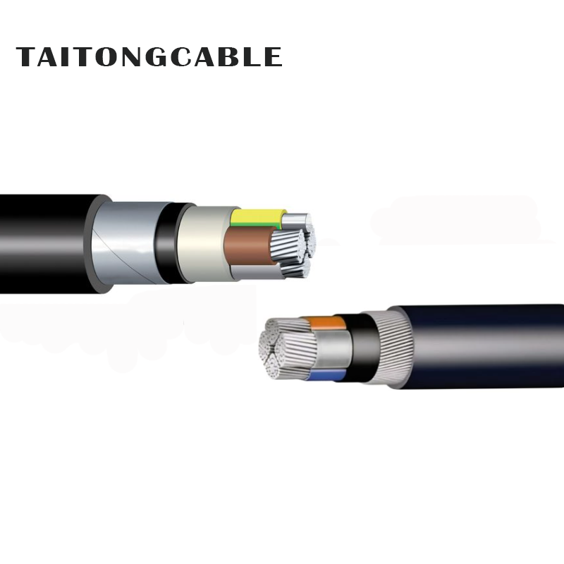 Low voltase wojo adat Aluminium konduktor PVC terisolasi PE Sheathed Power Kabel