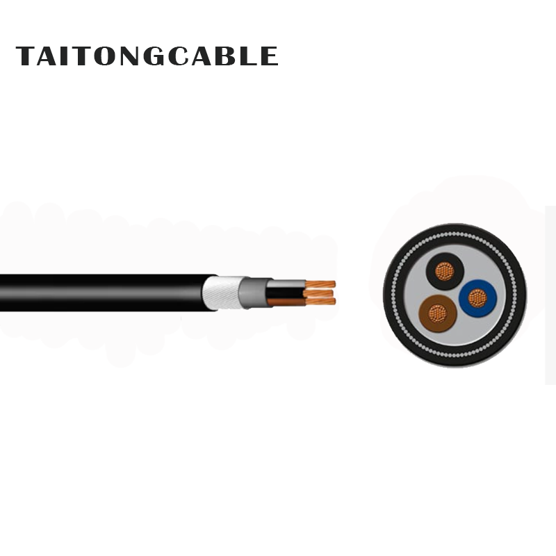 Low Voltage Multi-Core Tembaga PVC Insulated SWA Armored PVC Sheathed Kabel