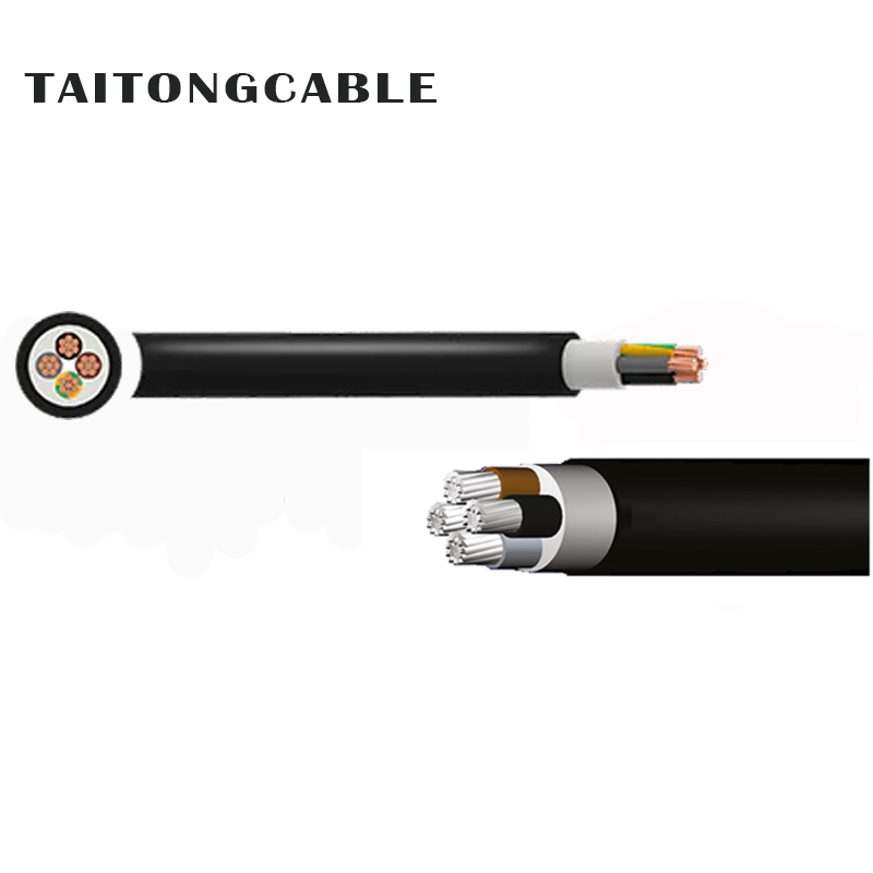 Low voltase unarmoured Tembaga utawa Aluminium XLPE Insulated LSZH Sheathed Power Kabel