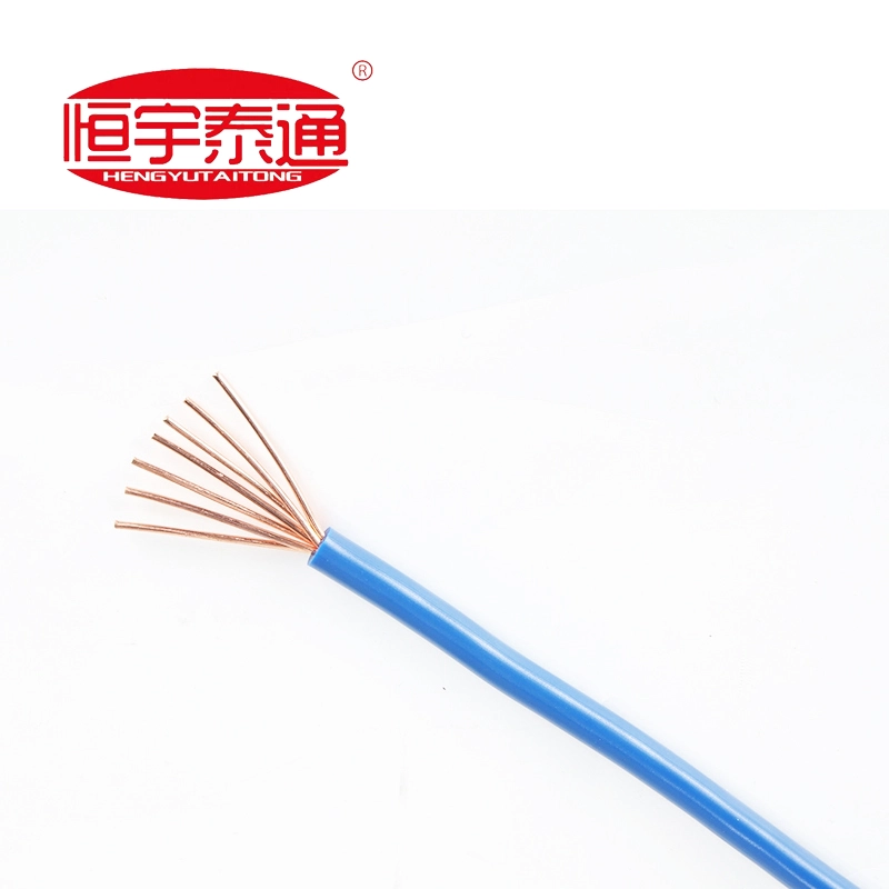 Kabel bangunan terisolasi PVC kanggo instalasi tetep